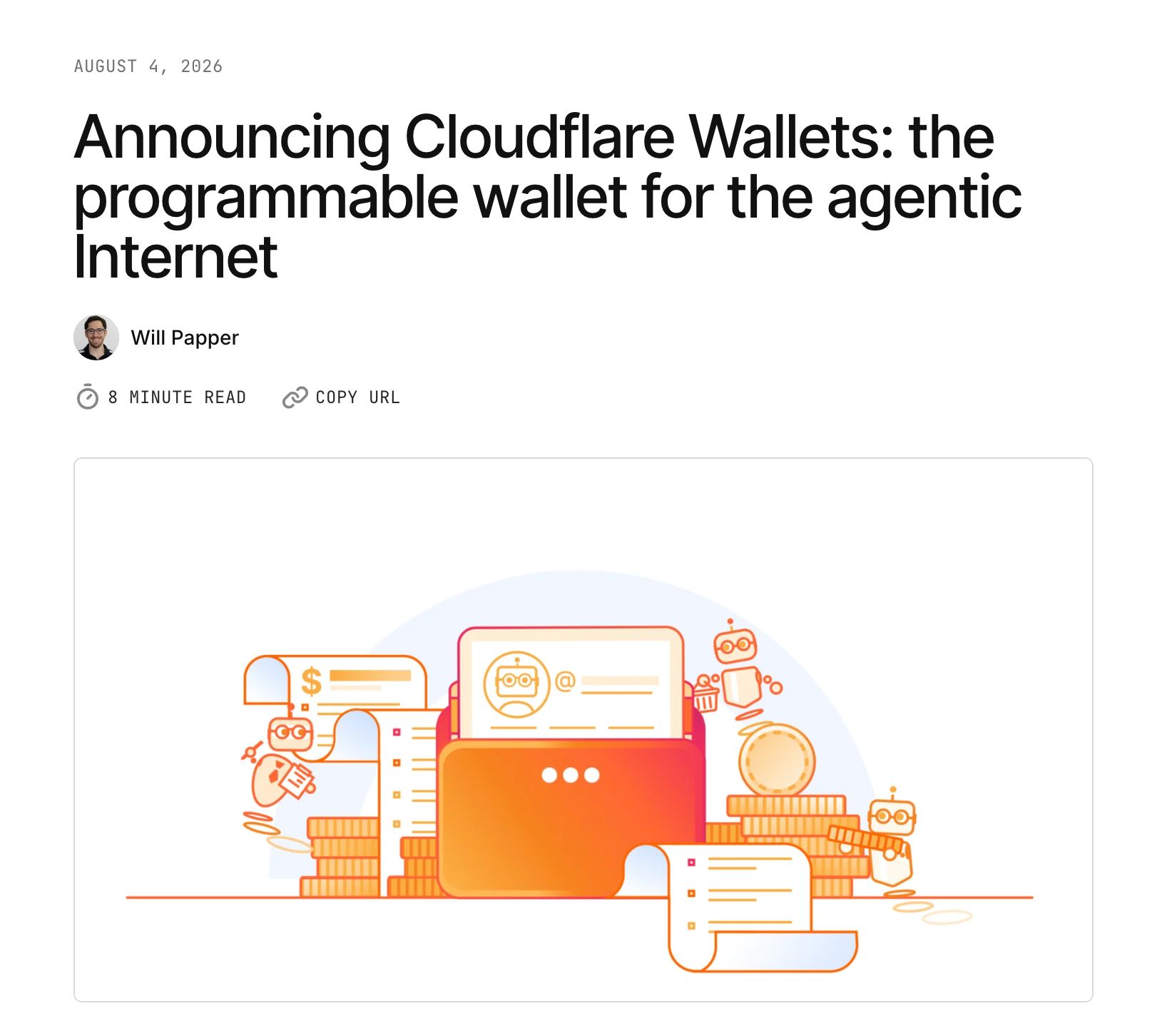 Cloudflare做钱包了，让AI用稳定币转账