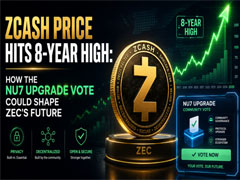Zcash突破八年阻力位：NU7治理投票与ETF上线共塑ZEC前景