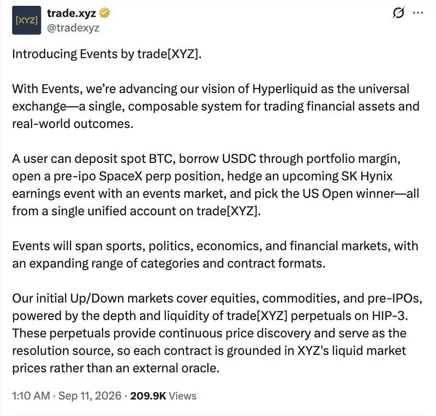 Hyperliquid新叙事HIP-4介绍