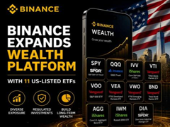 币安上线Binance Earn服务：接入11只美债及投资级债券ETF