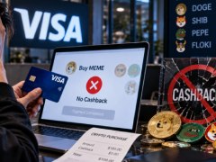 Visa封堵迷因币套利漏洞：信用卡刷币将回归加密分类标准