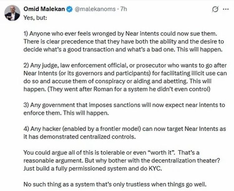 THORChain与NEAR展开激烈论战,案例揭示区块链去中心化理想主义存在边界