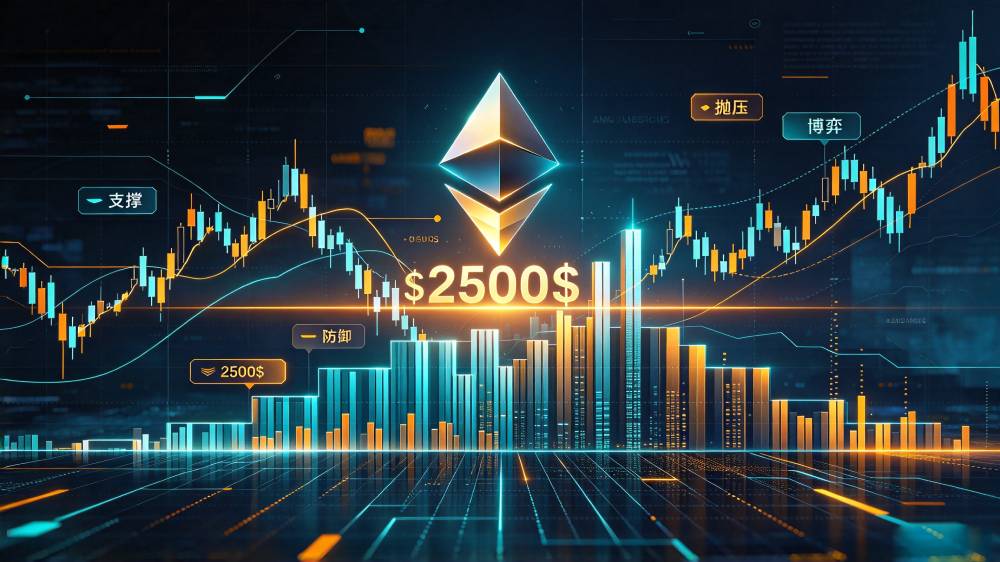 以太坊(ETH)于2500美元关口展开价格防御,市场热议基金会抛售行为是否拖累行情与价格预期