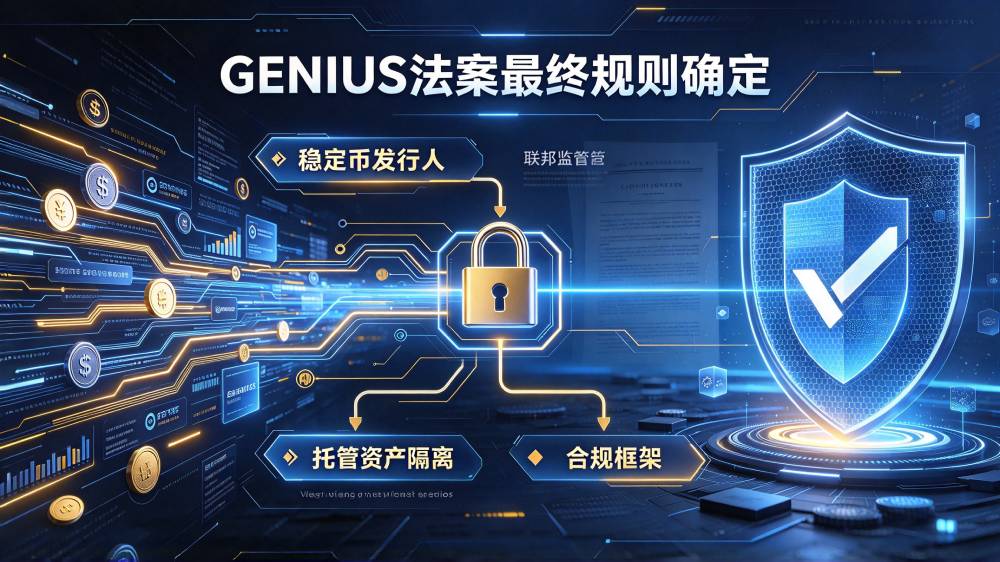 GENIUS法案落地稳定币监管