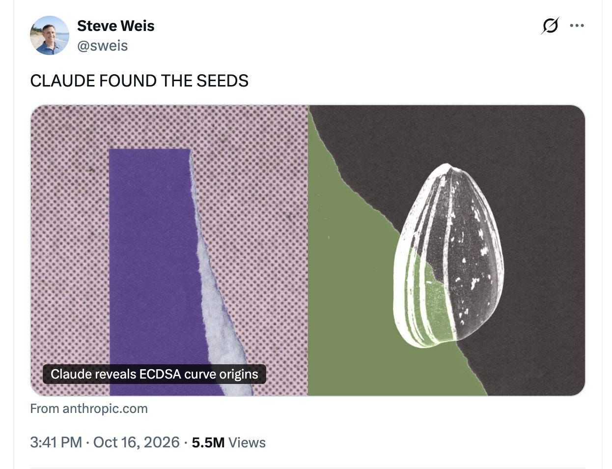 密码学专家 Steve Weis 发文解读 NIST 随机种子的生成来源
