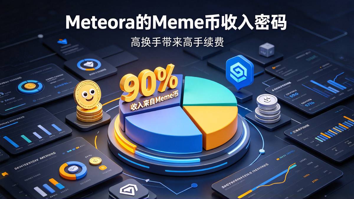 Meteora九成收入,来自MEME币