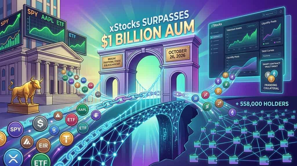 xStocks的链上资产突破10亿美元：这一里程碑对代币化股票意味着什么