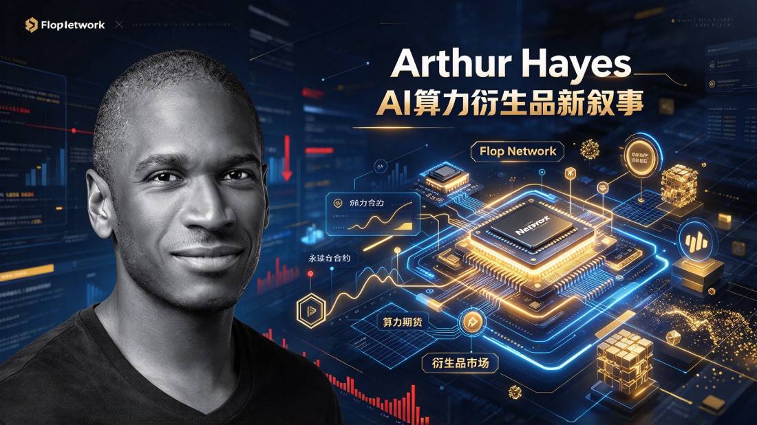 BitMEX创始人Arthur Hayes冲刺第三大创新，Flop Network打造AI算力衍生品赛道
